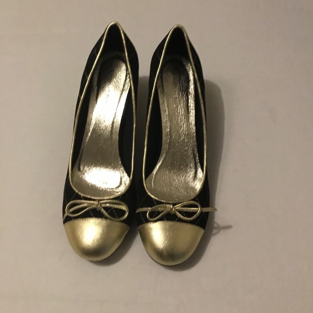 Women Chocolat Blu Gold Black Sz 10